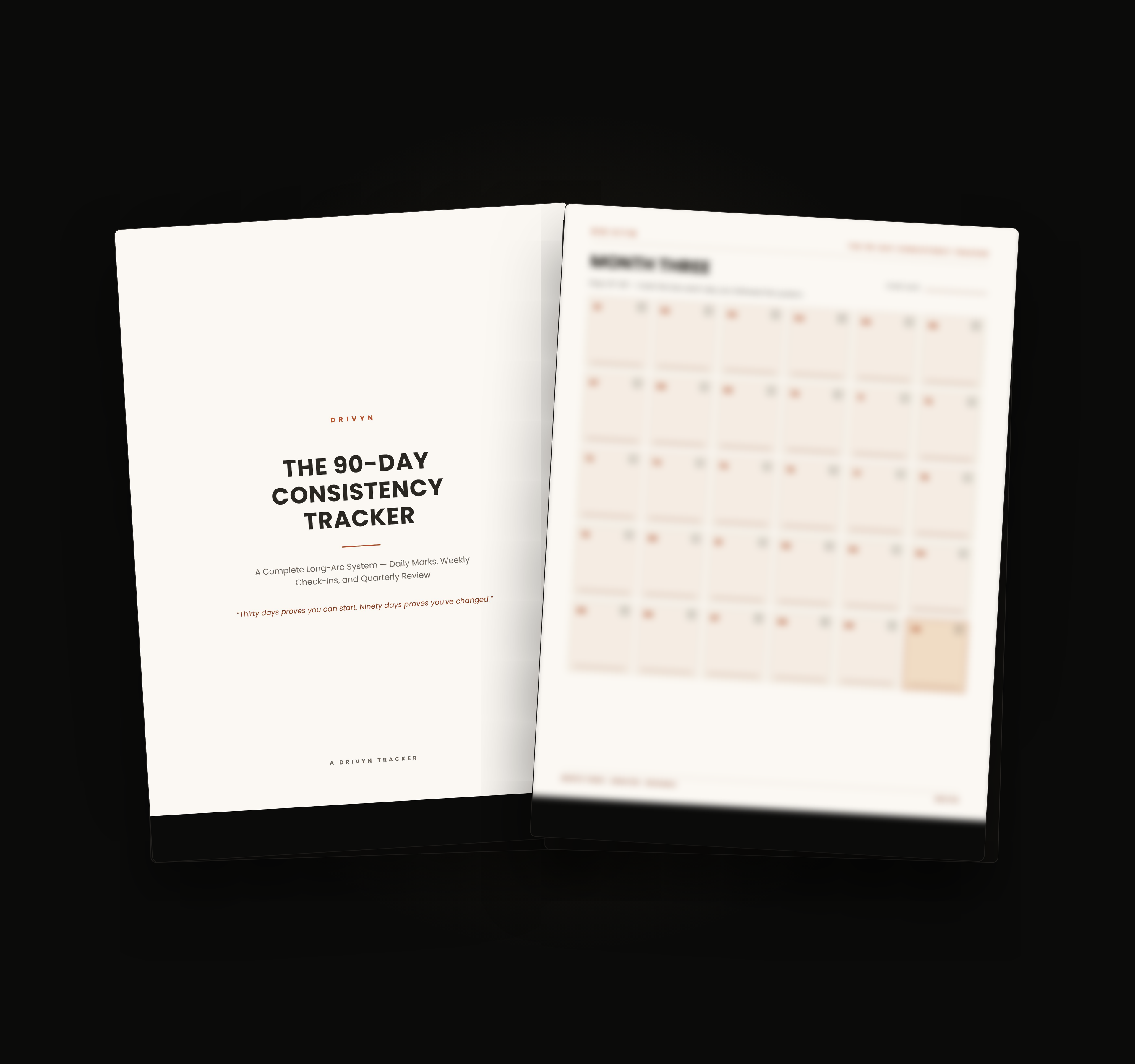 The 90-Day Consistency Tracker